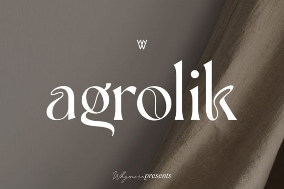 Agrolik: An Elegant Serif Font for Makers and Creators
