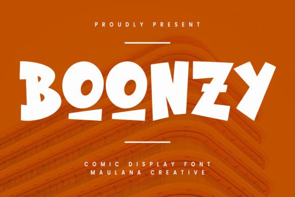Boonzy: A Playful Display Font for Digital Projects