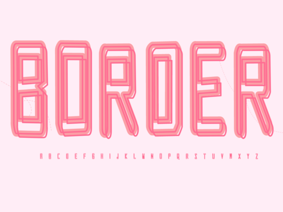 Border: A Friendly Font for Your Business Branding