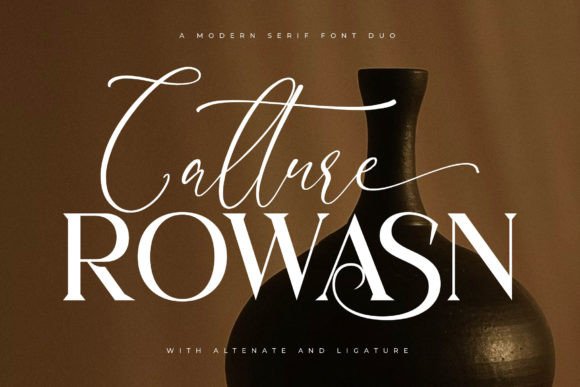 Calture Rowasn: A Modern Font Duo for Elegant Branding