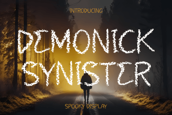 Demonick Synister: A Distinctive Display Font for Editorial Design