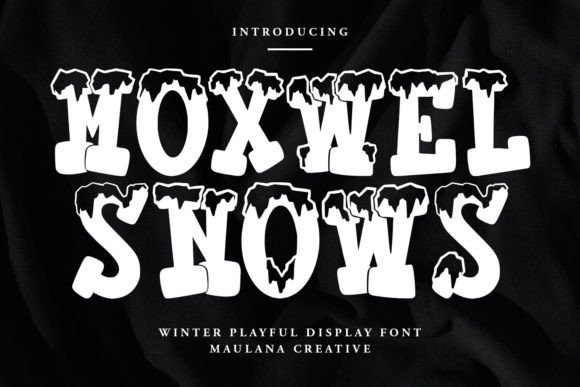 Designing with Moxwel Snows: A Playful Display Font for Branding