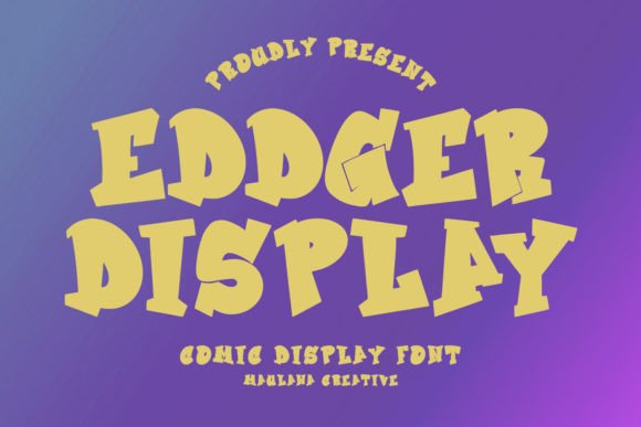 Eddger: A Modern Sans Serif Font for Digital Product Design