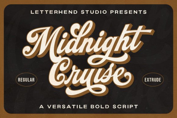 Midnight Cruise: A Bold Script Font for Campaigns That Command Attention