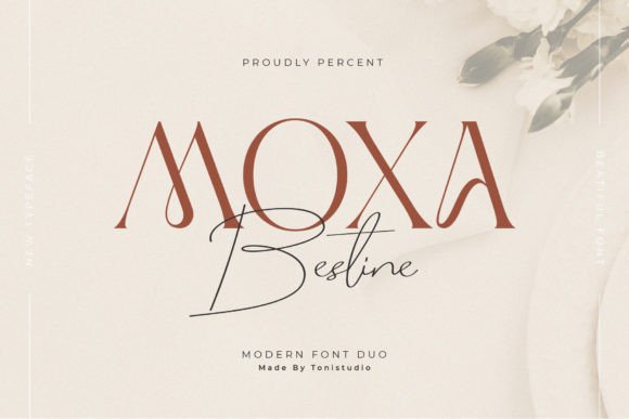 Moxa Bestine: A Luxurious Font Duo for Digital Branding