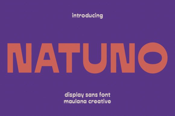 Natuno Font: A Bold, Friendly Choice for Small Business Branding