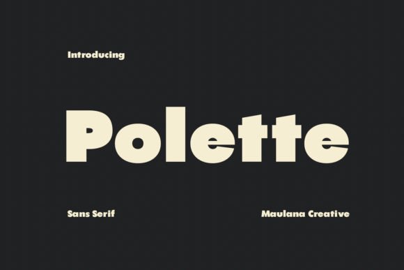 Polette Font: A Bold, Friendly Typeface for Building Your Brand