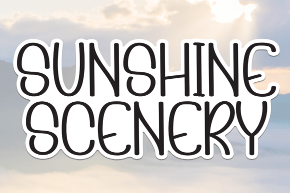 Sunshine Scenery: A Font for Creating a Warm, Professional Brand