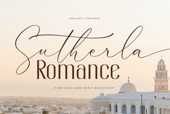 Sutherla Romance: A Font for Elegant Online Branding