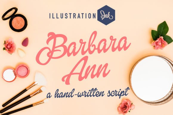 The Barbara Ann Typeface: A Handwritten Font for Elegant Branding