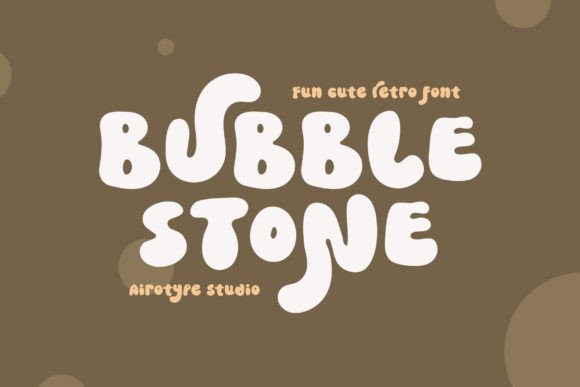 The Bubble Stone Font: Adding Retro Flair to Modern Digital Design